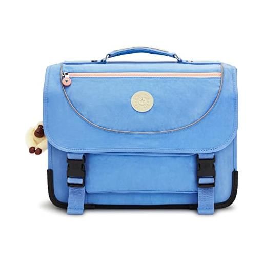 Kipling preppy, borsa da scuola, catarifrangenti, molteplici scomparti, 41 cm, 15 l, 1.16 kg, dolce blu c