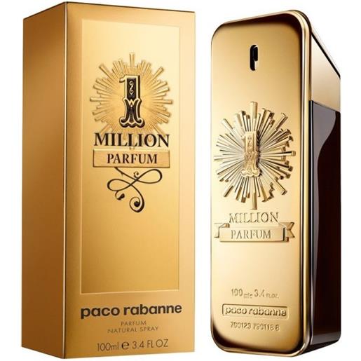 Paco Rabanne 1 million parfum - eau de parfum uomo 100 ml vapo
