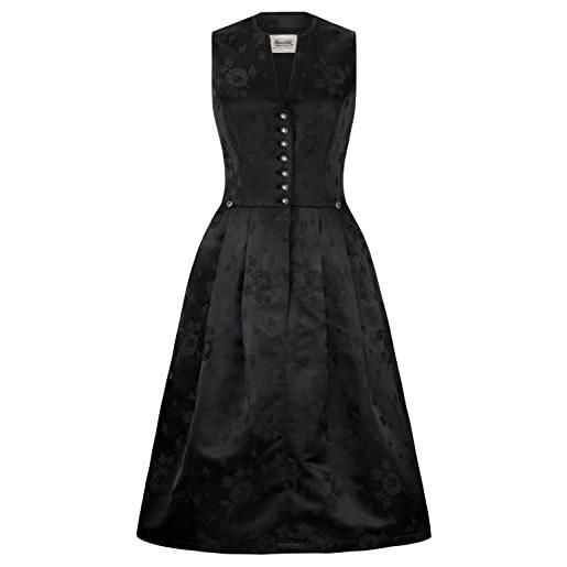 Stockerpoint dirndl daphne vestito, nero, 52 donna