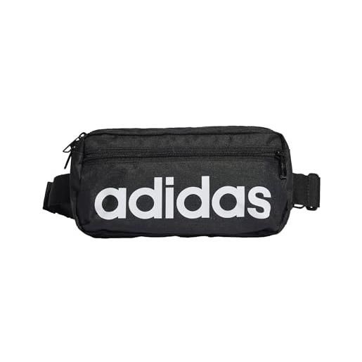 adidas linear bum bag, marsupio sportivo unisex-adulto, black/white, ns