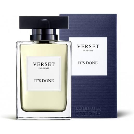 Verset parfums it's done profumo uomo, 100ml