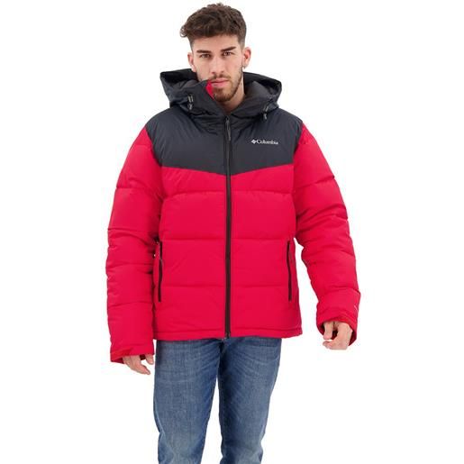 Columbia iceline ridge™ full zip rain jacket rosso m uomo