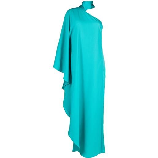 Taller Marmo abito lungo bolkan monospalla - blu