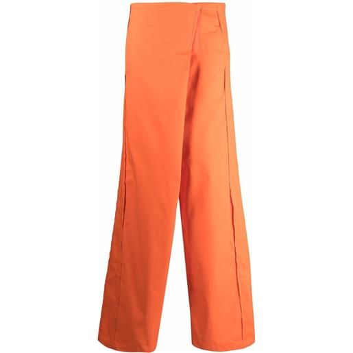 Sunnei pantaloni a vita alta - arancione