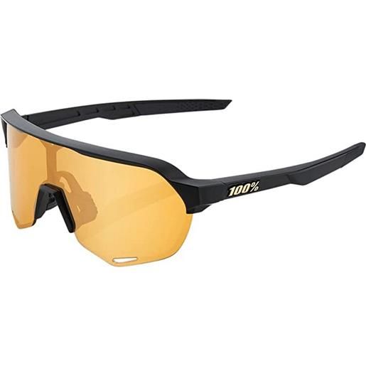 100percent s2 sunglasses nero soft gold mirror/cat3