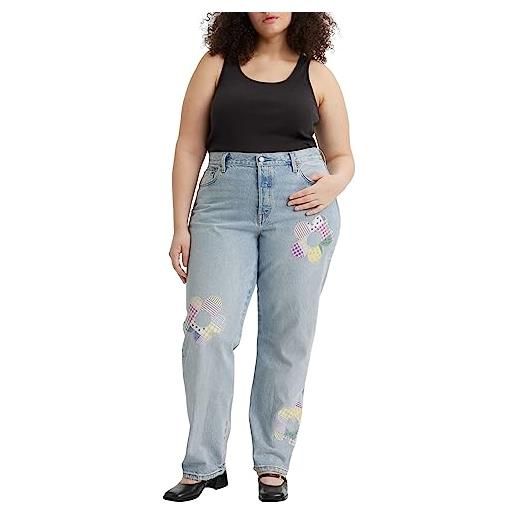 Levi's plus size 501 jeans for women, jeans donna, hollow days plus, 20 m