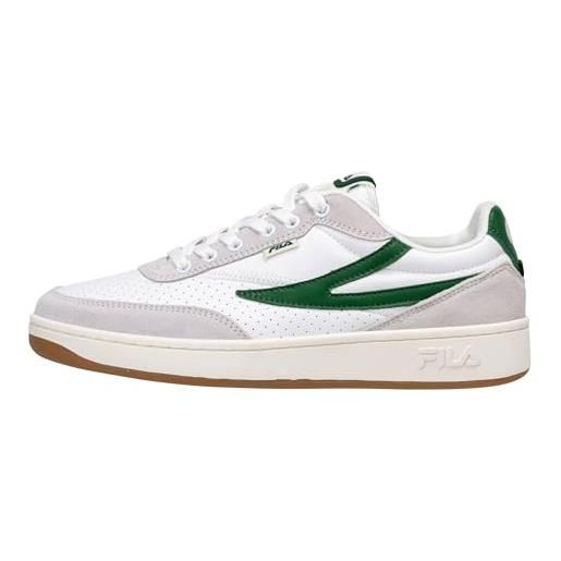 Fila Fila sevaro s, scarpe da ginnastica uomo, bianco (white verdant green), 41 eu stretta
