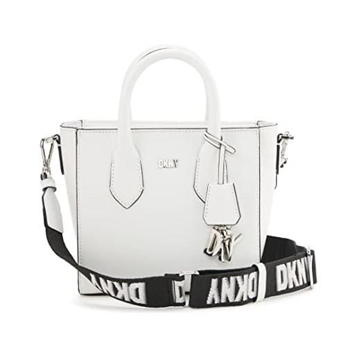 DKNY women's valery small satchel, optic white, one size, bambine e ragazze, bianco ottico, einheitsgröße