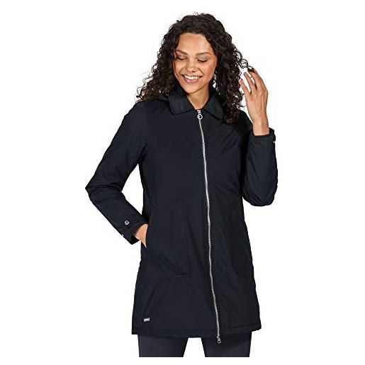 Regatta parka lifestyle femme celinda, giacca impermeabile e isotermica donna, navy, fr: m (taille fabricant: 14)
