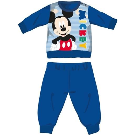 Disney Baby pigiama 2pz bimbo disney mickey azzurro