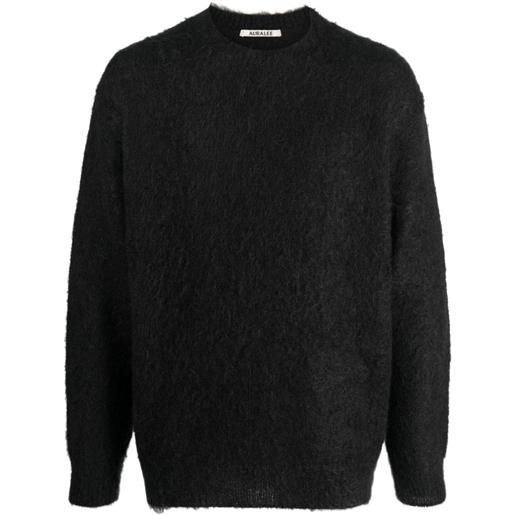 Auralee maglione girocollo - nero