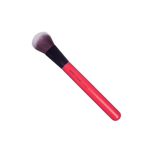 Neve Cosmetics pennello viso dalla forma arrotondata ideale per scolpire e sfumare blush e prodotti contouring | red amplify