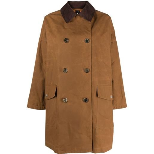 Mackintosh cappotto doppiopetto humbie - marrone