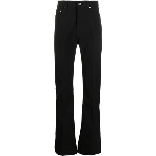 Rick Owens jeans svasati a vita media - nero