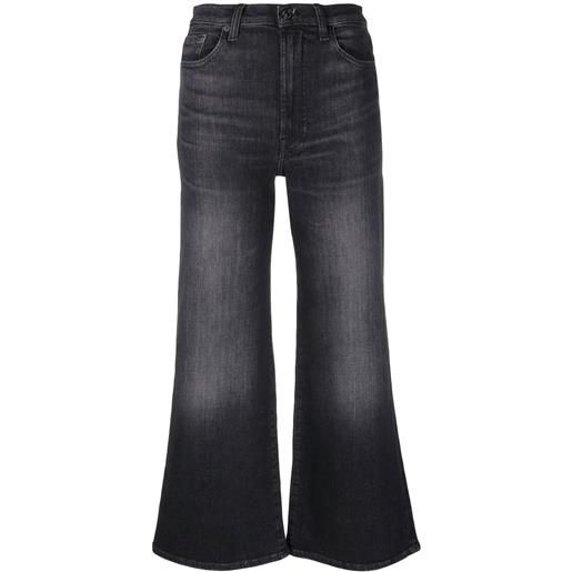 7 For All Mankind jeans crop svasati jo - nero