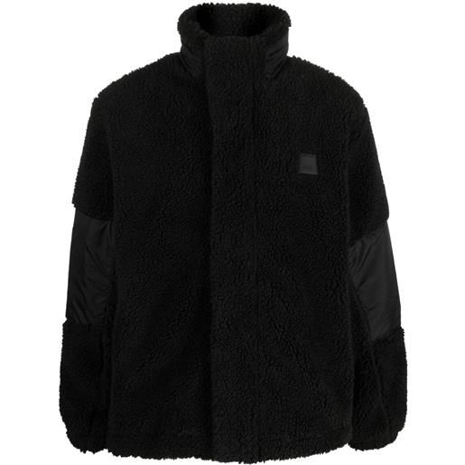 Rains giacca con inserti - nero
