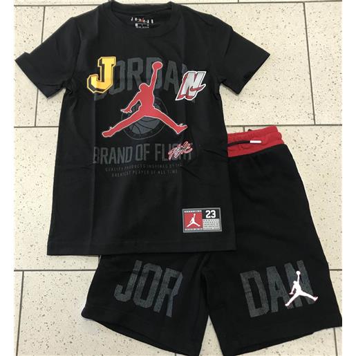 Nike completo jordan ju - nero rosso