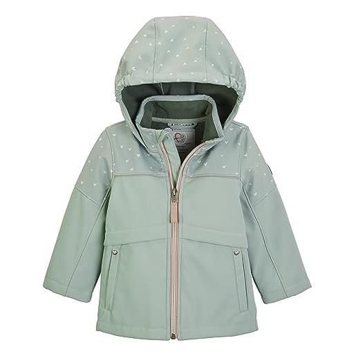 first instinct by killtec bambini giacca softshell/giacca outdoor con cappuccio fiow 7 mns sftshll jckt, steel mint, 110, 39955-000