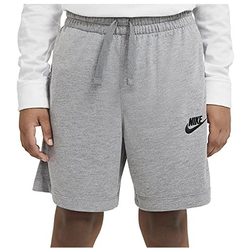 Nike abbigliamento sportivo pantaloncini, carbon heather/black/black, 8 anni ragazzo