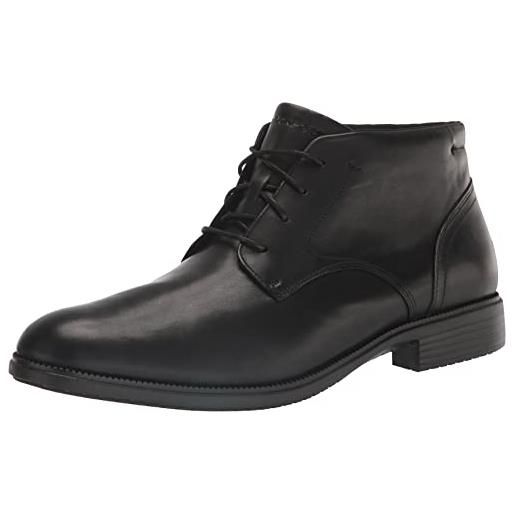 Rockport total motion dressport chukka, scarpe uomo, nero, 46.5 eu