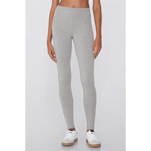 Tezenis leggings termici in cotone donna grigio