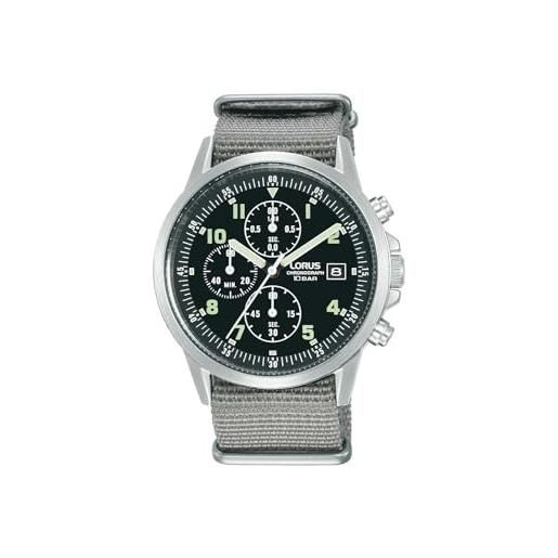 Lorus rm349jx9 orologio cronografo da uomo in stile militare (pm3129x1 re-issue)
