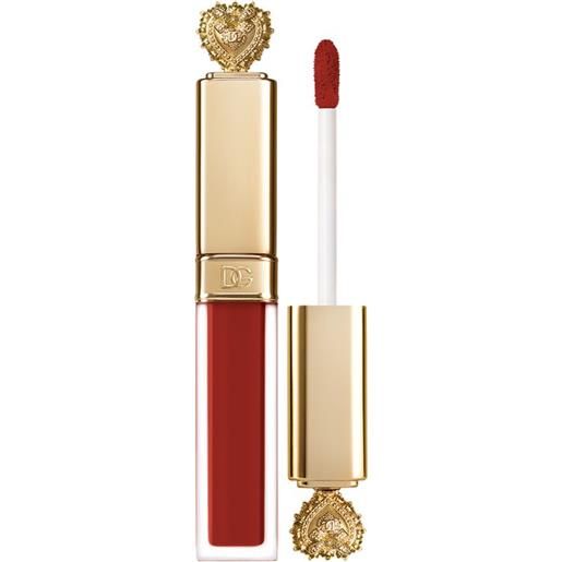Dolce & Gabbana devotion lipstick - rossetto liquido in mousse 400 - orgoglio