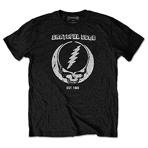 Grateful Dead t shirt est 1965 band logo nuovo ufficiale uomo eco tee size xxl