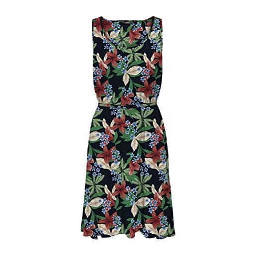 ONLY onlnova life s/l sara dress aop ptm vestito, tigre lily/353 calypso, 44 donna