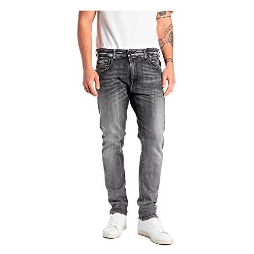 REPLAY johnfrus jeans uomo, grigio (096 medium grey), 34w x 32l
