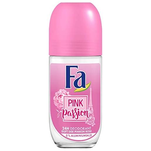 Fa pink passion deo roll on confezione da (6 x 50 ml)