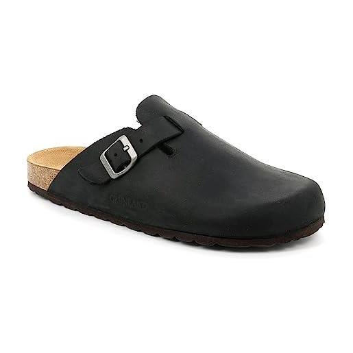 Grunland cb7034 robi ciabatta uomo p. Nero 40