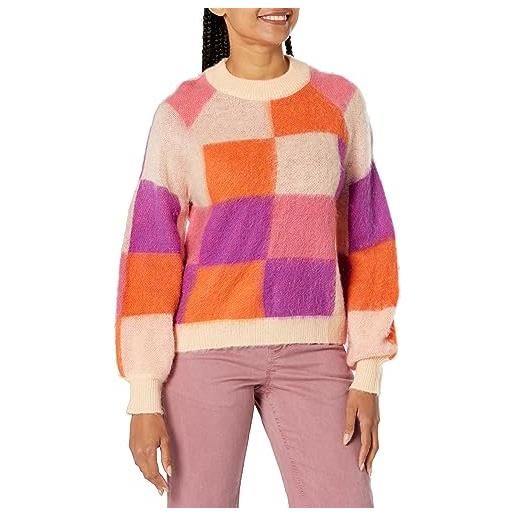 Desigual maglione felpa, colore: arancione, l donna