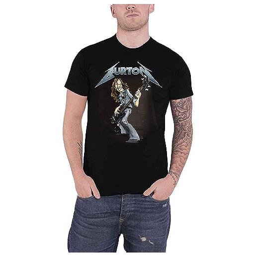 postcode burton, cliff squindo stack men t-shirt black, 100% cotton, regular camicie e t-shirt(large)