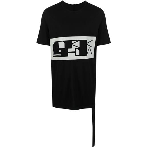 Rick Owens DRKSHDW t-shirt pentagram levet - nero