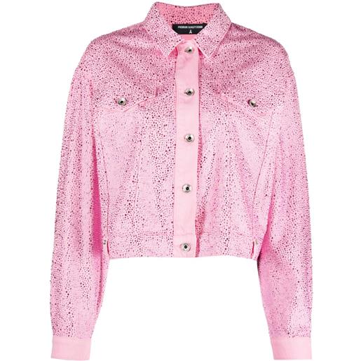 Patrizia Pepe giacca con strass - rosa