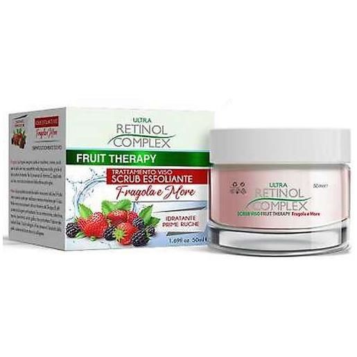 RETINOL COMPLEX scrub viso fruit fragola & more - idratante prime rughe 50ml