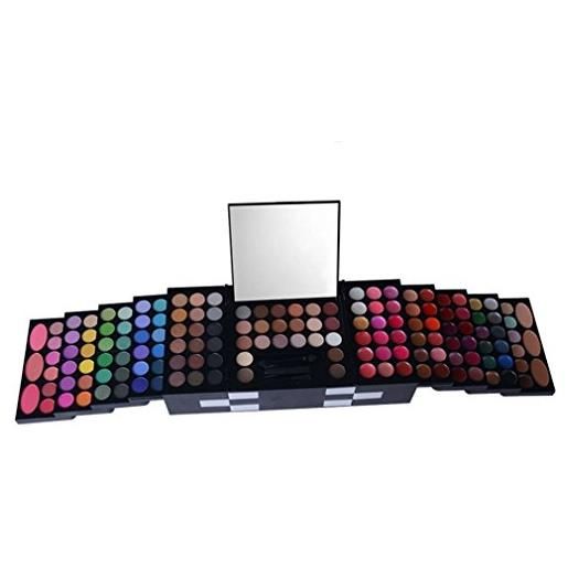 Pure Vie® 149 colori palette ombretti cosmetico tavolozza per trucco occhi con correttore blush - adattabile a uso professionale che privato