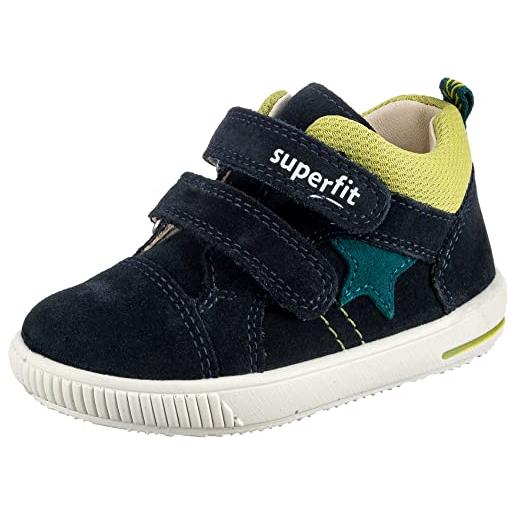 Superfit moppy 1609352, scarpe da cammino bambine e ragazze, blu/verde chiaro 8020, 23 eu