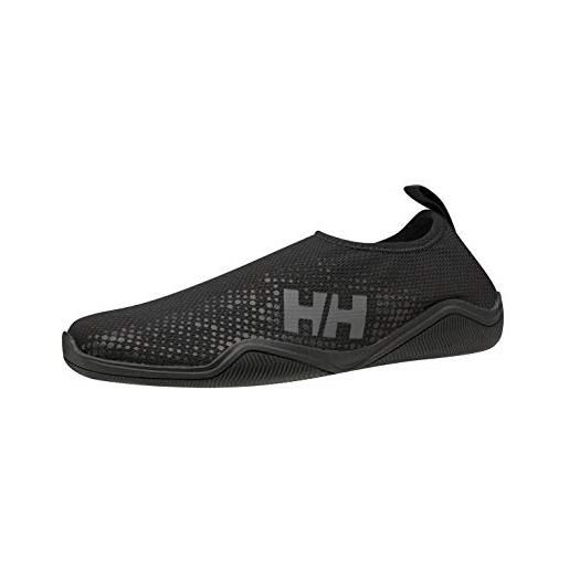 Helly Hansen w crest watermoc, sailing and watersport donna, nero black charcoal, 37.5 eu