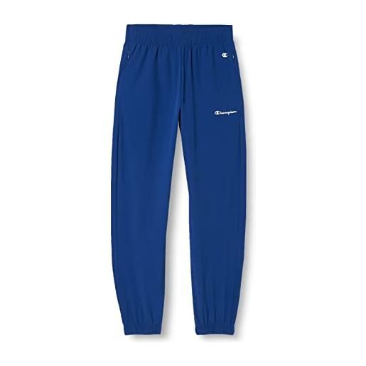 Champion eco future recycled full stretch woven elastic cuff pantaloni da tuta, blu (college), l uomo