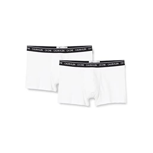 Calvin Klein trunk 2pk pantaloncini, black w/white wb, x-large uomo