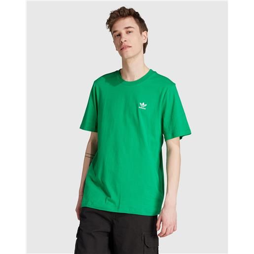 Adidas Originals t-shirt trefoil essentials verde uomo