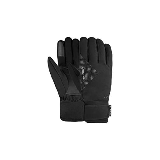 Reusch guanti da dita unisex outdoor sports r-tex xt touch-tec 7702 nero/argento m