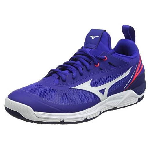 Mizuno wave luminous, scarpe, unisex - adulto, blu reflexbluec wht diva pink, 36.5 eu