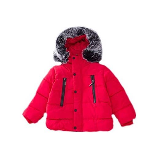 Odziezet cappotto con cappuccio piumino da unisex bambino parka zip up impermeabile invernale 0-6 anni