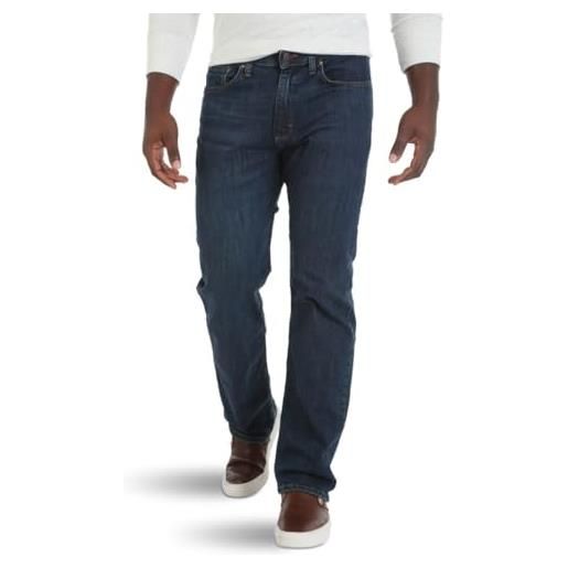 Wrangler Authentics jeans vita flessibile e vestibilità comoda, carbone, w33 / l34 uomo