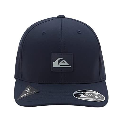Quiksilver cappello adattato cappellino da baseball, nero, one size/small uomo