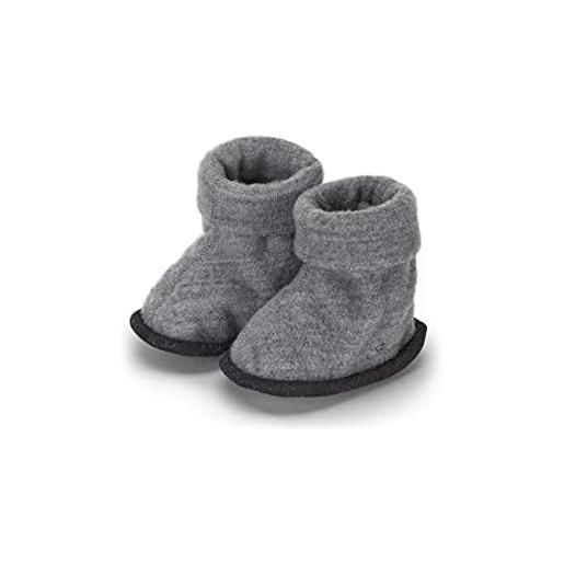 Sterntaler scarpe da bambino in lana, unisex-bimbi 0-24, mel argento, 18 eu