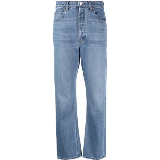 MOTHER jeans crop the tippy top - blu